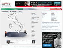 Tablet Screenshot of portaleitalia.net